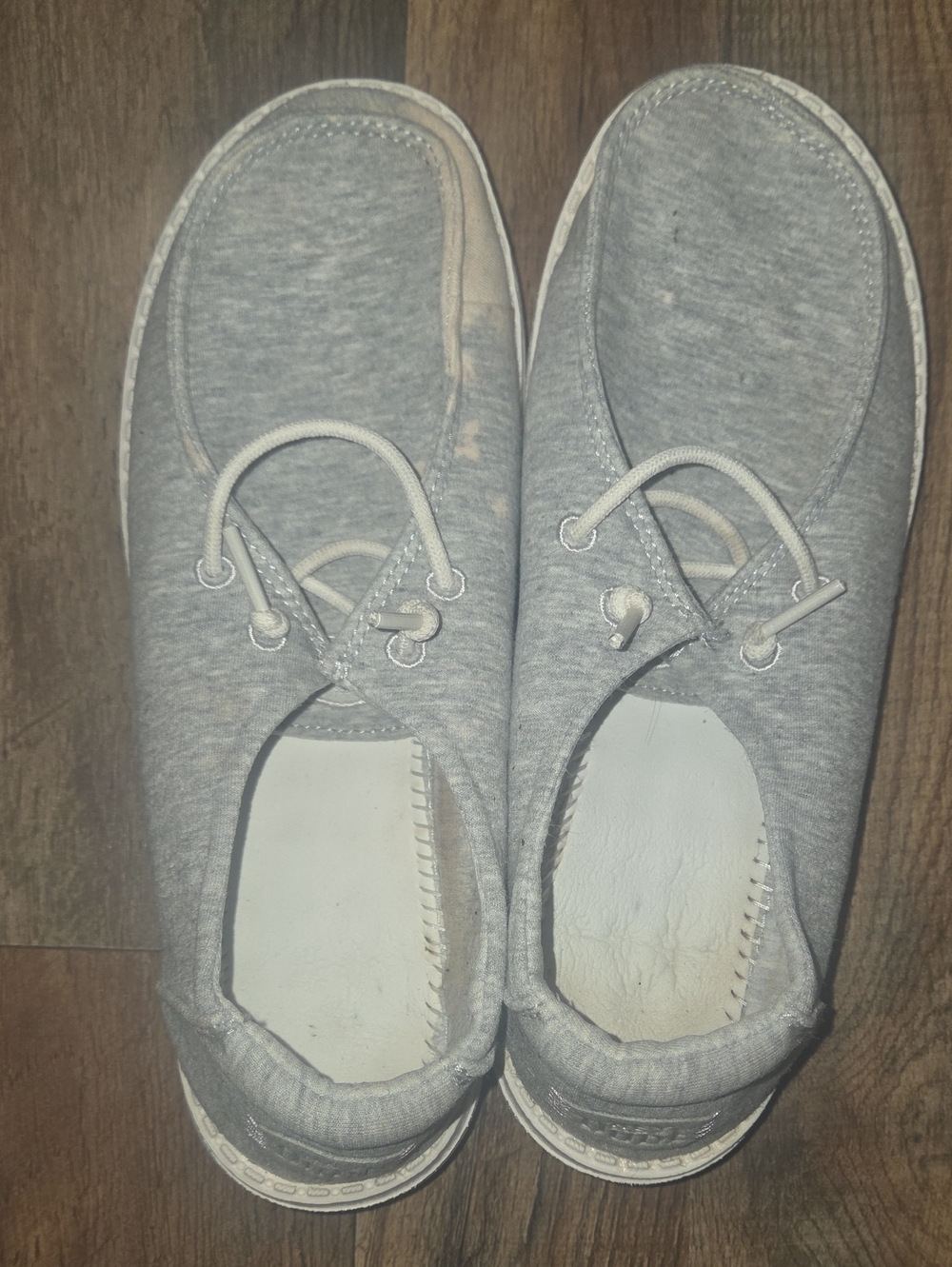 Hey Dude Women's Heather Gray Slip-On Casual Shoes
